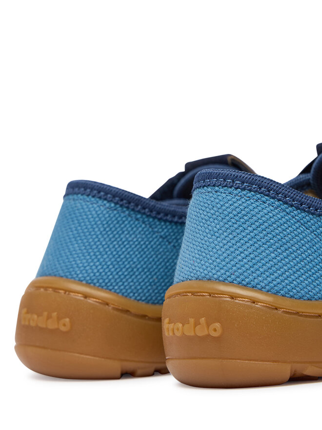 Froddo Тапочки Froddo Barefoot Canvas T-Bar G1700439-1 S Голубий