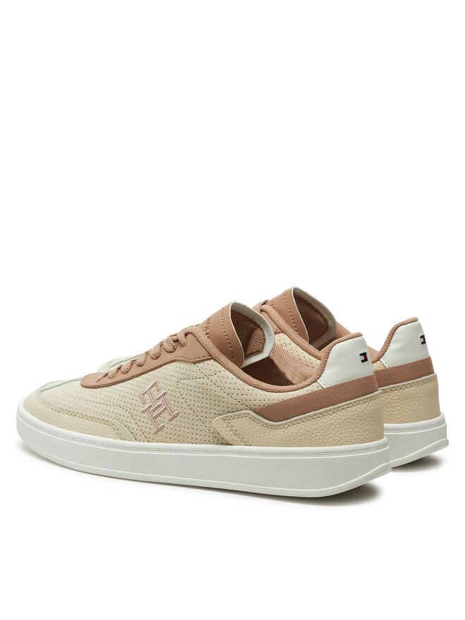 Tommy Hilfiger Αθλητικά Tommy Hilfiger Th Heritage Sneaker Perf FW0FW08380 Μπεζ
