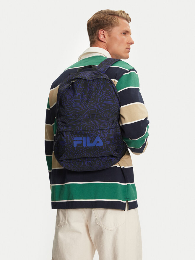 Fila Plecak Fila Bend Back To School Map Aop Backpack Sâcool Two FBT0001.83294 Czarny