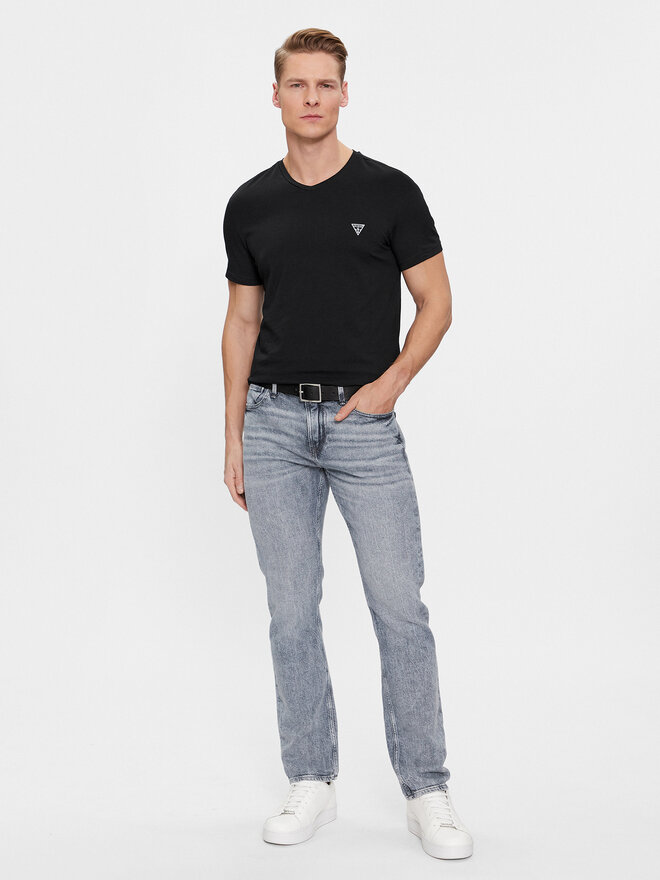 Guess Guess 2er-Set T-Shirts Caleb U97G03 KCD31 Schwarz Regular Fit