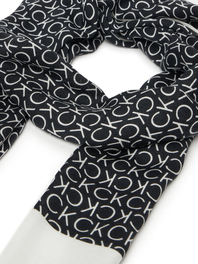 Calvin Klein Schal Calvin Klein Aop Minimal Logo LV04F8053G Schwarz