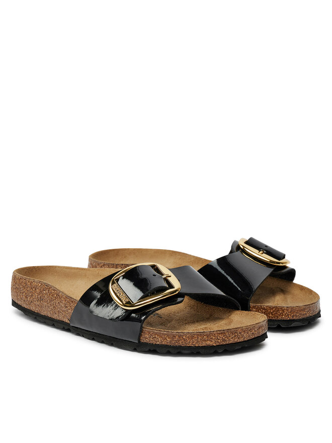 Birkenstock Pantoletten Birkenstock Madrid Big Buckle Bf 1027785 Schwarz