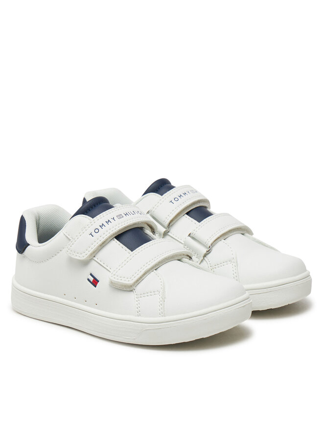 Tommy Hilfiger Αθλητικά Tommy Hilfiger Low Cut Velcro Sneaker T1X9-33836-1355 S Λευκό