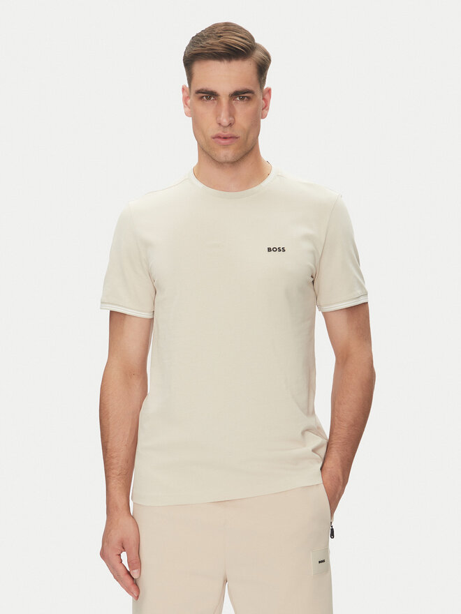 BOSS BOSS Camiseta Taul 50521245 Beis Regular Fit