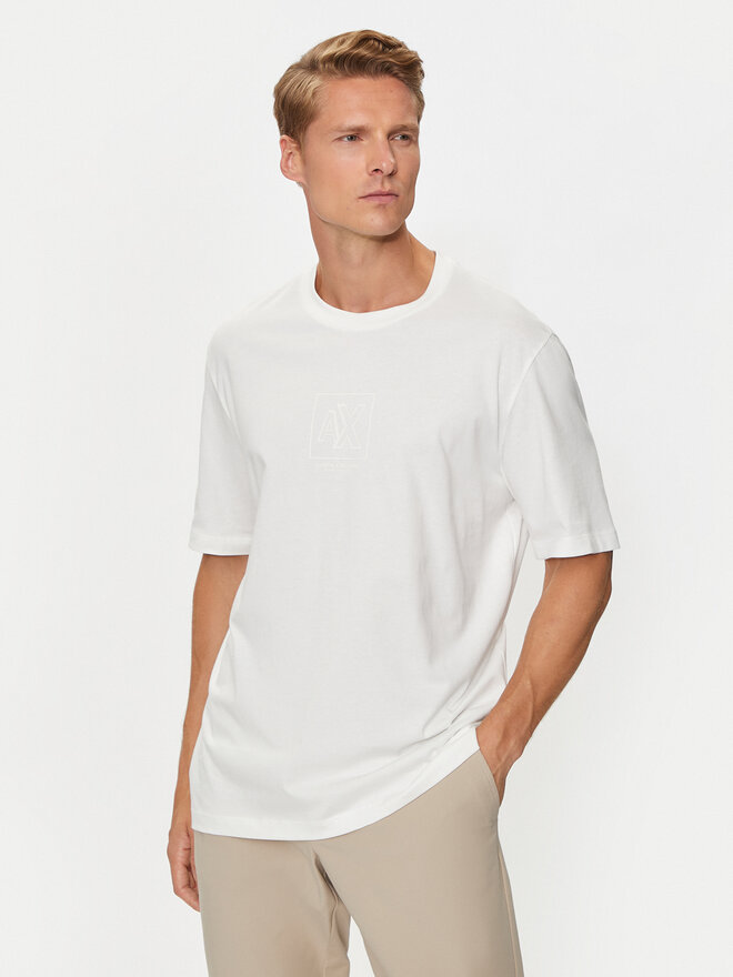 Armani Exchange Armani Exchange T-Shirt 6DZTLE ZJ9JZ 1116 Weiß Regular Fit