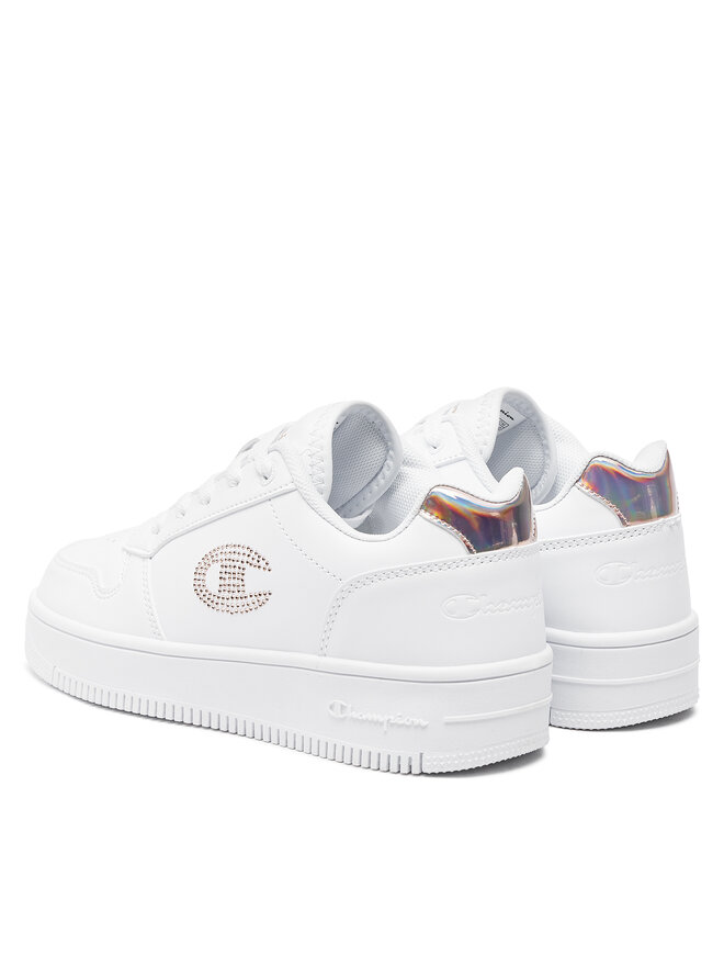 Champion Sneakersy Champion Rebound Platform Glitter G Gs Low Cut Shoe S32872-CHA-WW008 Biela