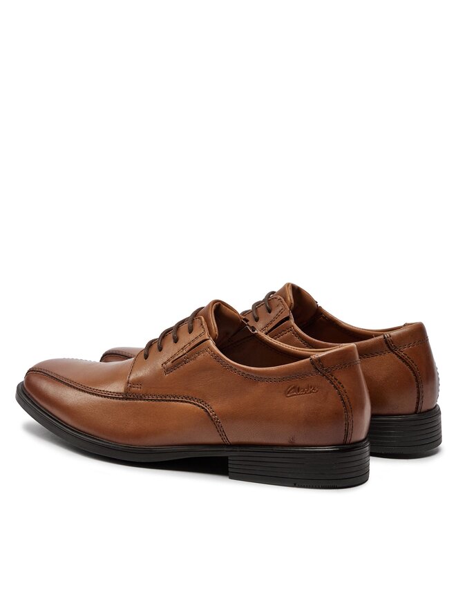 Clarks Félcipő Clarks Tilden Walk 261300957 Barna