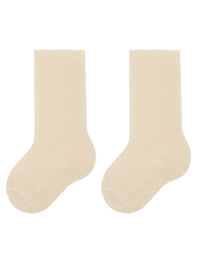 Condor Set od 3 para dječjih visokih čarapa Condor 2.008/2 Bež