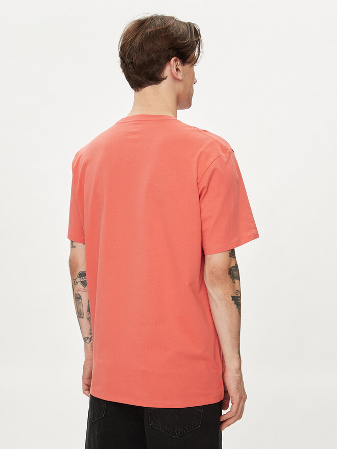 Wrangler Wrangler T-Shirt Sign Off 112350437 Rot Regular Fit