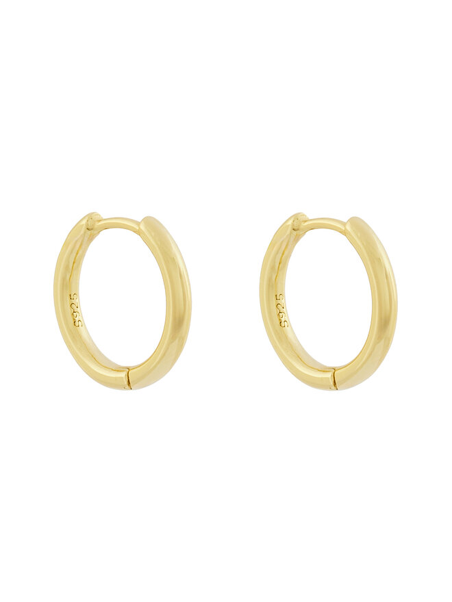 ICED STUFF Pendientes ICED STUFF Ring Oro