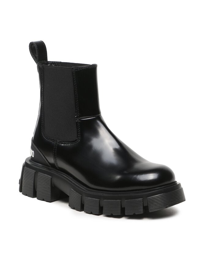 LOVE MOSCHINO Gležnjarji Chelsea LOVE MOSCHINO JA21045G1HIB0000 Črna