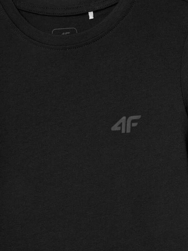 4F 4F Marškinėliai 4FJWMM00TTSHM1626 Juoda Regular Fit
