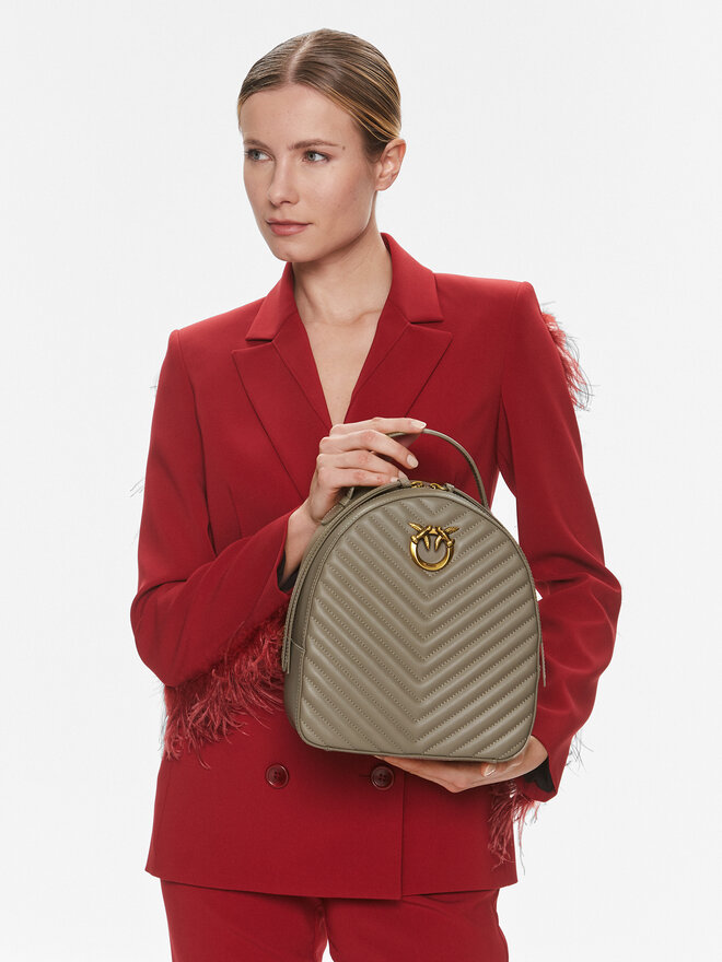 PINKO Ruksak Pinko Love Click Classic Backpack PE 24 PLTT 102530 A1J2 Kaki