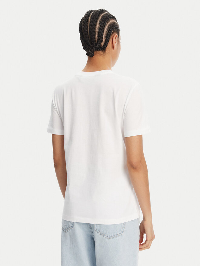 Just Cavalli Just Cavalli Póló 78PAHE13 Fehér Regular Fit