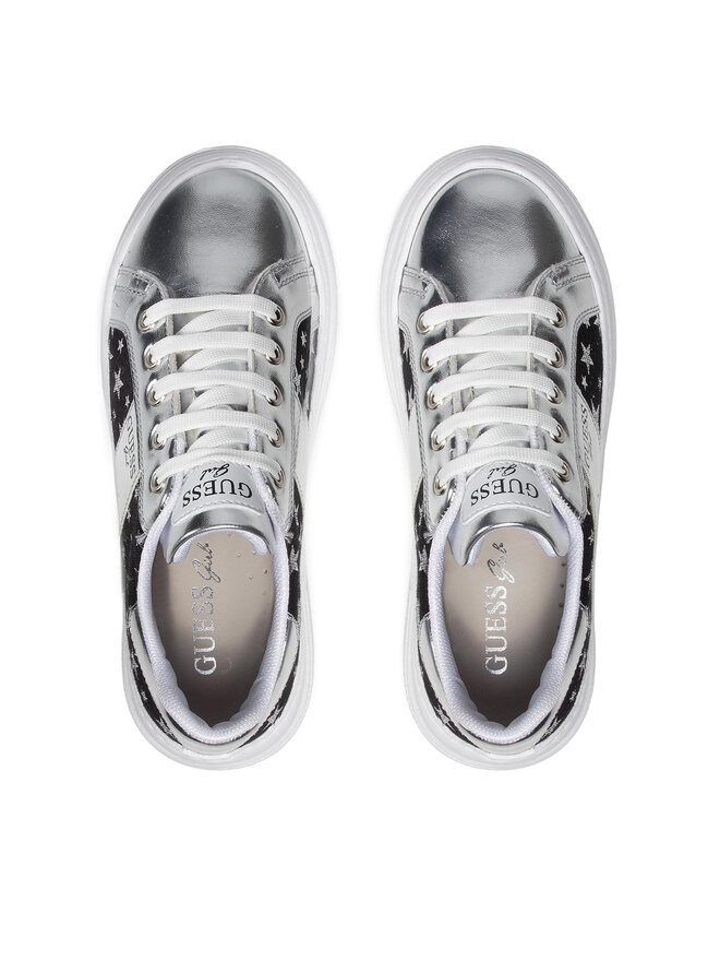 Guess Laisvalaikio batai Guess Wilma Star FJ5WIM FAB12 Sidabrinė