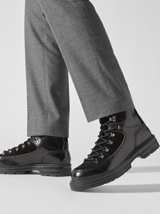 Gant Trzewiki Gant Gretty Mid Boot 27641412 Czarny