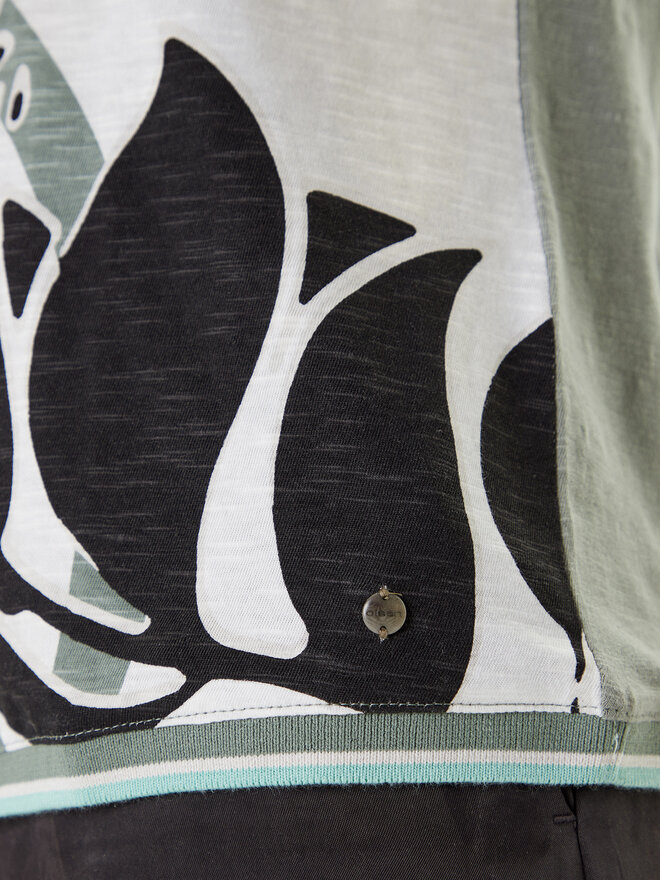 Olsen Olsen Póló 11105067 Zöld Regular Fit