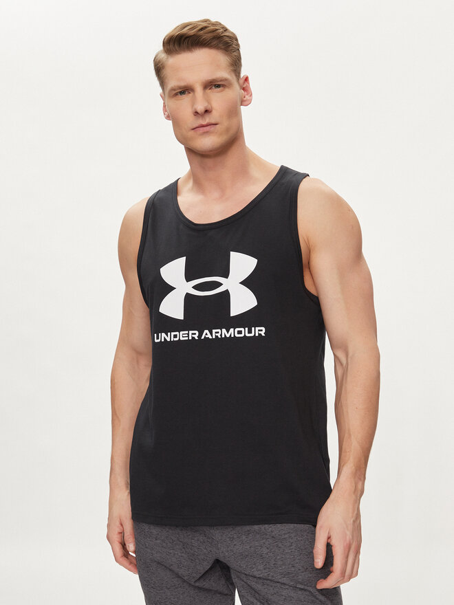 Under Armour Under Armour Tank top Ua Sportstyle Logo Tank 1382883-001 Μαύρο Loose Fit