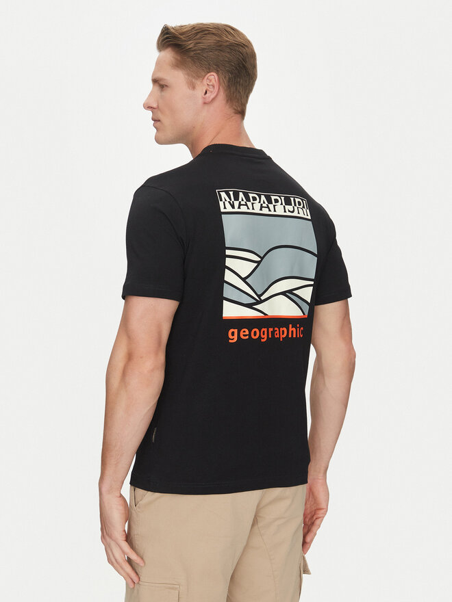 Napapijri Napapijri T-Shirt S-Sovana NP0A4IE4 Μαύρο Regular Fit