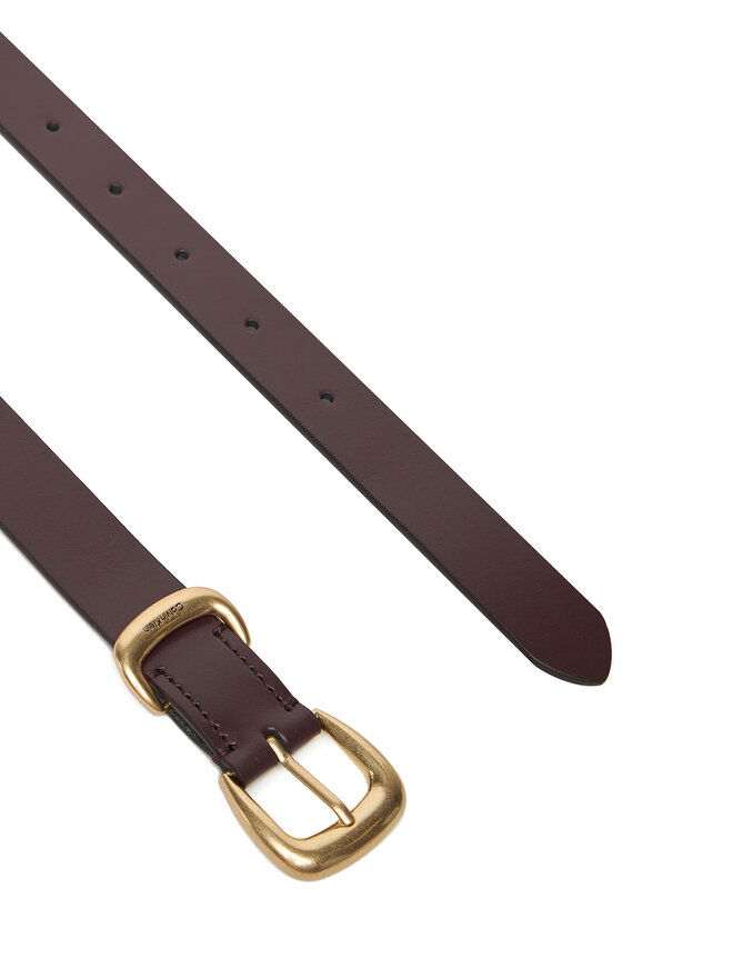 Calvin Klein Ζώνη Γυναικεία Calvin Klein Sarah 2 Piece Logo Buckle Belt LV04K7012G Καφέ