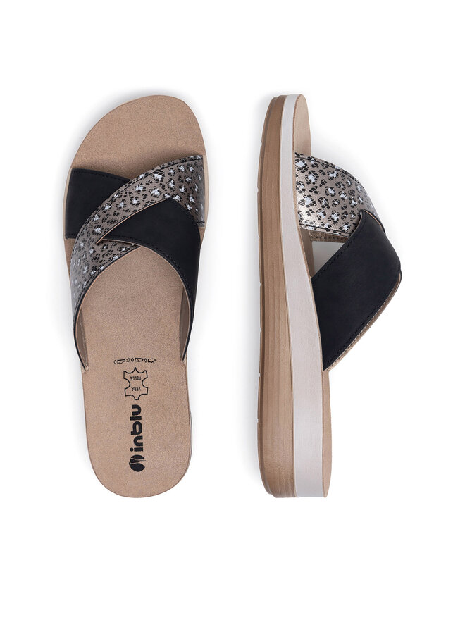 Inblu Pantoletten Inblu FT000013 Schwarz