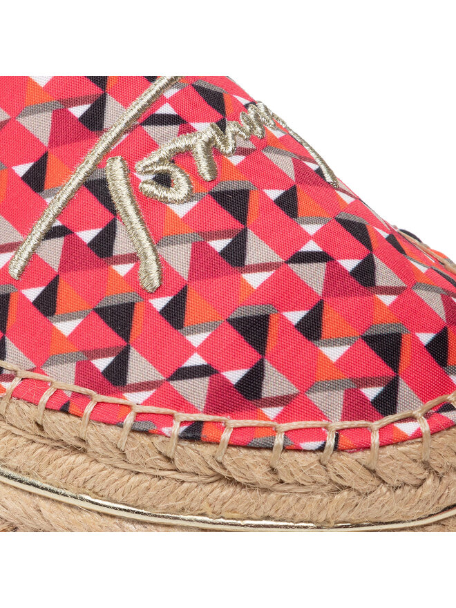 Tommy Hilfiger Espadrilles Tommy Hilfiger Th Geo Print Espadrille FW0FW06354 Rosa