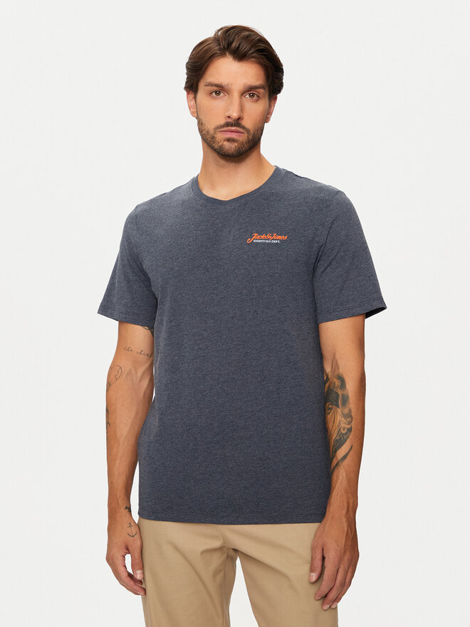 Jack&Jones Jack&Jones Póló Erik 12257603 Sötétkék Relaxed Fit