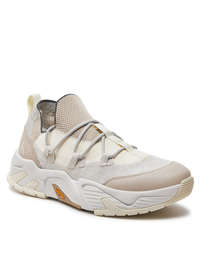 Calvin Klein Jeans Sneakers Calvin Klein Jeans Chunky Vibram Sock Mix Mg Uc YM0YM00962 Écru