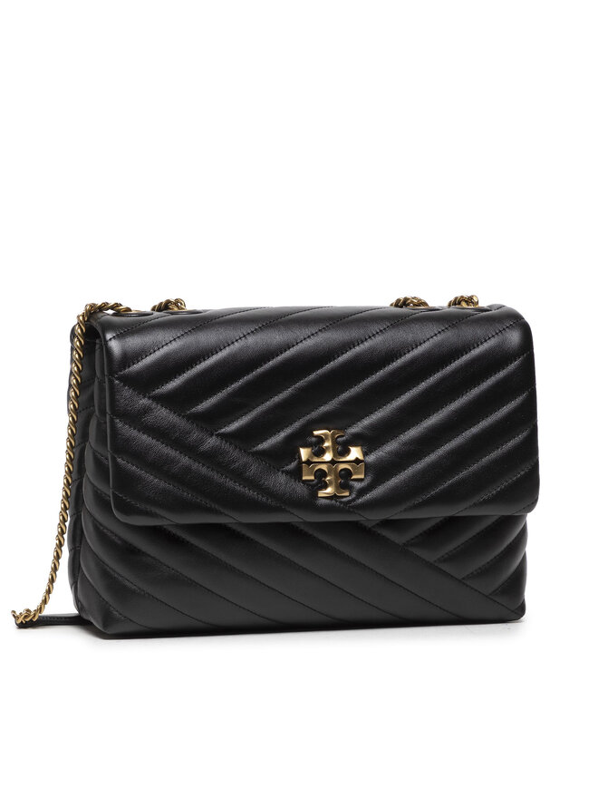 Tory Burch Táska Tory Burch Kira Chevron Convertible Shoulder Bag 90446 Fekete