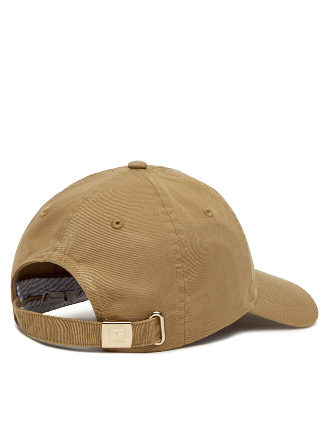 Tommy Hilfiger Καπέλο Jockey Tommy Hilfiger Essential Flag Soft Cap AW0AW17632 Μπεζ