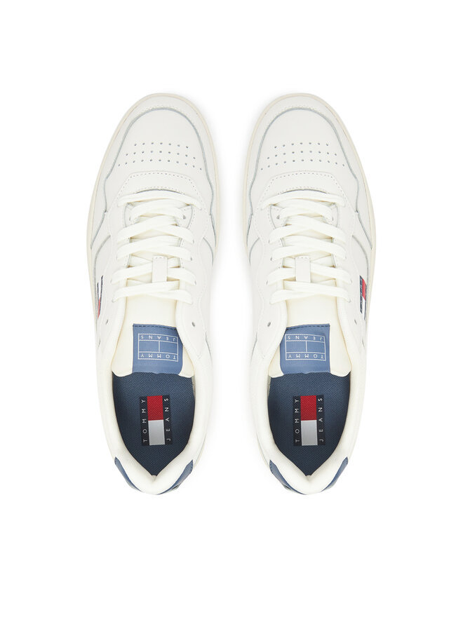 Tommy Jeans Сникърси Tommy Jeans (New)Tjm Cupsole Leather Ess EM0EM01443 Бял