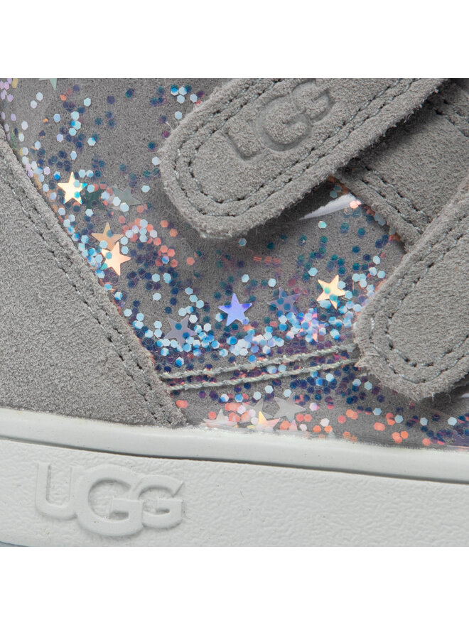Botines planos Ugg T Rennon II Clear Glitter 1120974T Gris | zapatos.es
