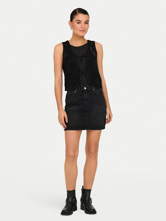 ONLY ONLY Marškinėliai Lizzy 15343882 Juoda Regular Fit