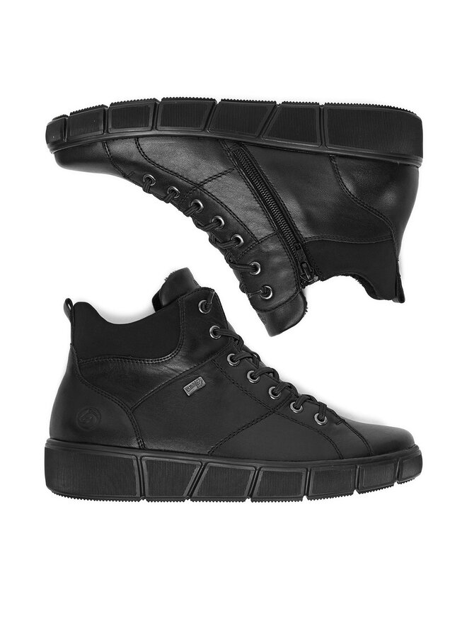 Remonte Schnürschuhe Remonte D1T76-00 Schwarz