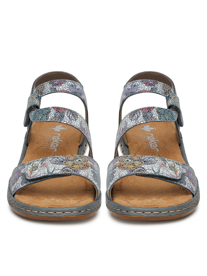 Rieker Sandali Rieker 659C7-90 Siva