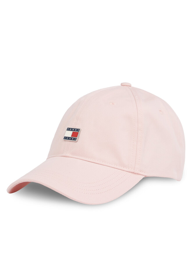 Tommy Jeans Czapka z daszkiem Tommy Jeans Tjw Heritage Plaque Cap AW0AW16986 Różowy