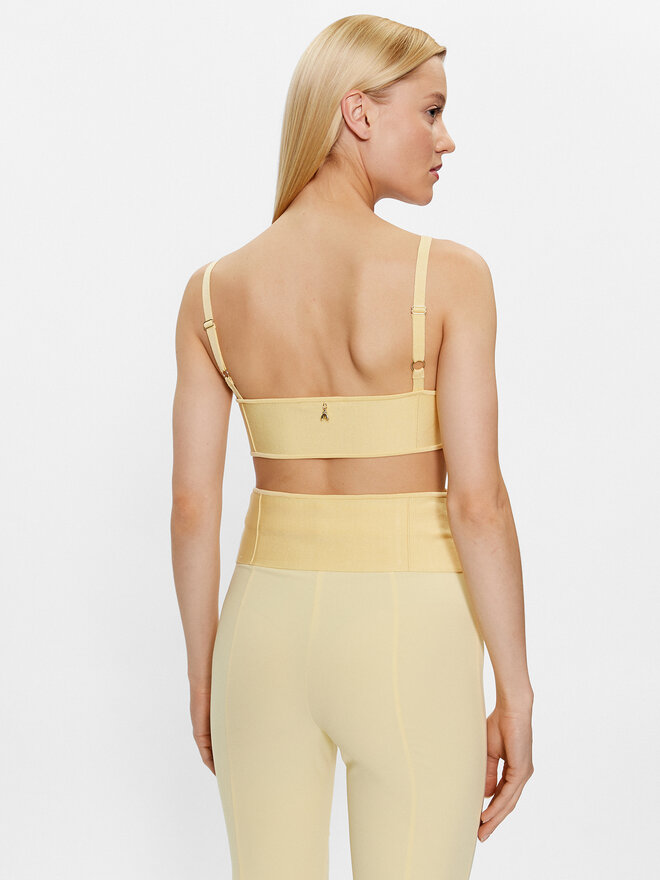 Patrizia Pepe Patrizia Pepe Felső 2K0172/K095-Y433 Sárga Slim Fit