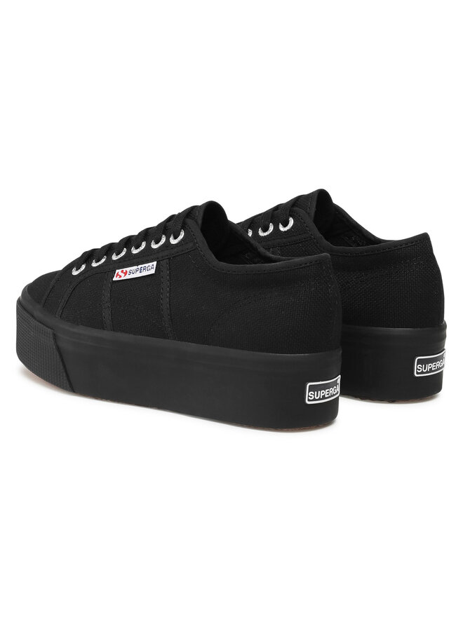 Superga Sneakers aus Stoff Superga 2790 Cotw Linea Up And Down S9111LW Schwarz