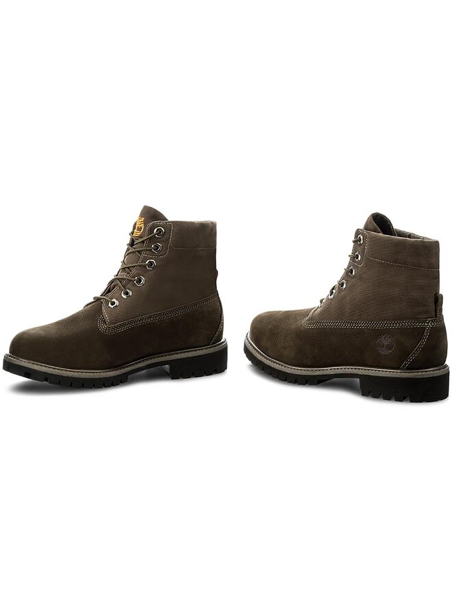 Timberland Schnürstiefeletten Timberland Roll Top F/F Af A1LX8 Grün