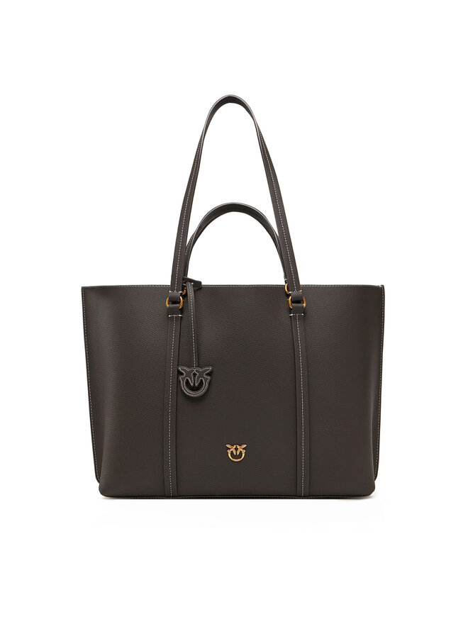 PINKO Handtasche PINKO Carrie Shopper Big AI 24-25 PLTT 102832 A1LF Braun