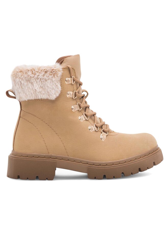 Clara Barson Schnürstiefeletten Clara Barson TRINITY SWS5866-20 Beige