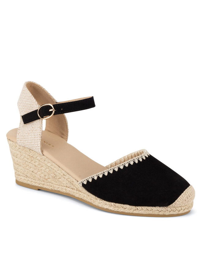 Jenny Fairy Espadrilles Jenny Fairy WYL2610-1 Fekete