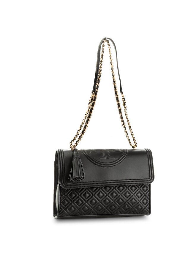 Sac a main Tory Burch Fleming Convertible Shoulder Bag 43833 Noir chaussures