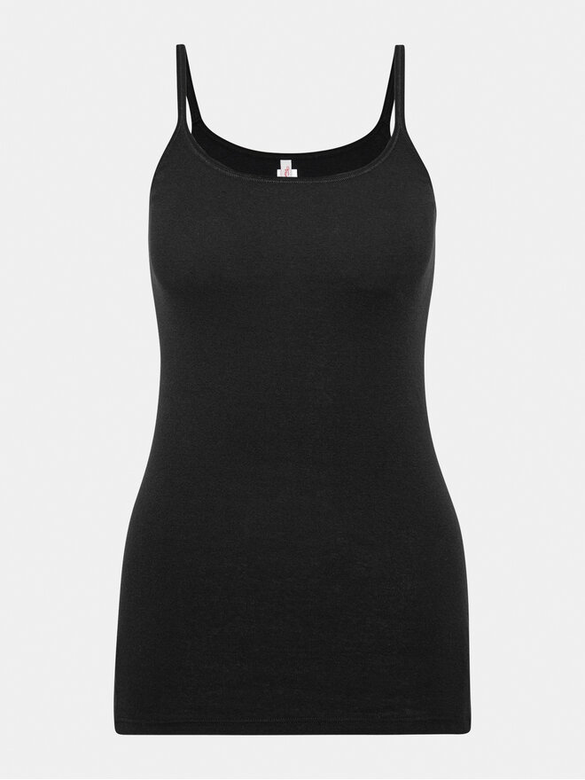 Triumph Triumph Felső Katia Basics_01 Shirt 01 X 10217993 Fekete Slim Fit