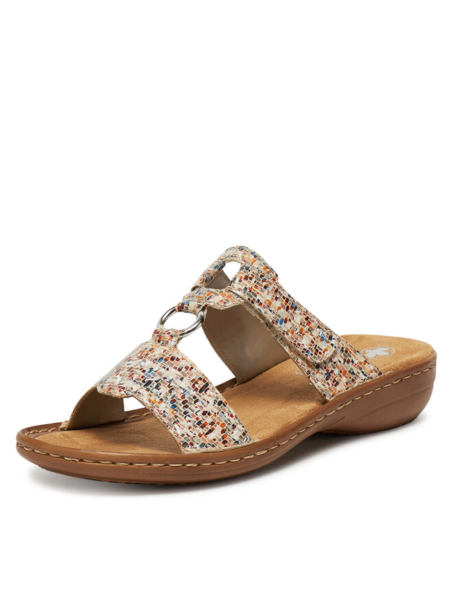 Rieker Pantoletten Rieker 608A0-93 Bunt