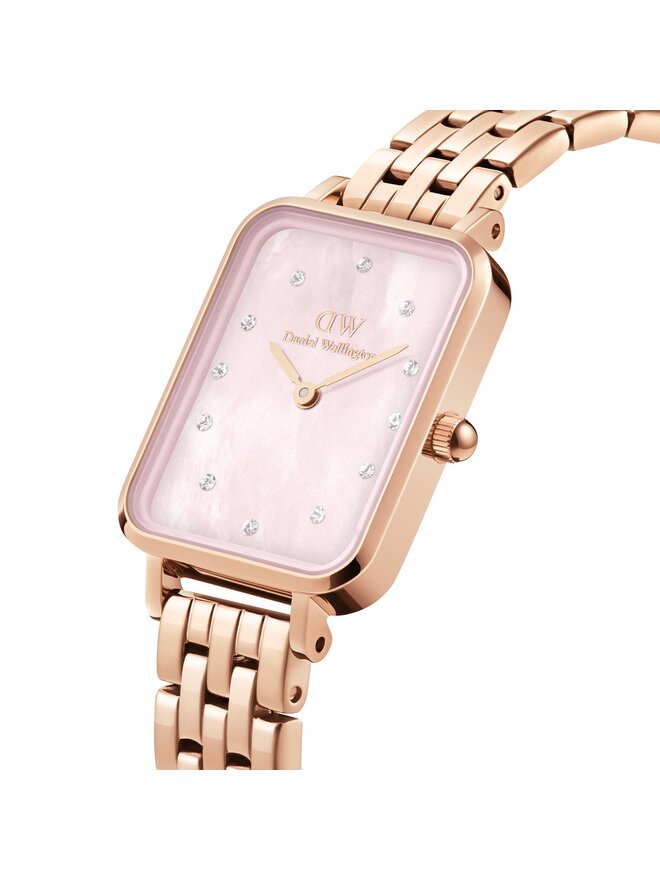 Daniel Wellington Zegarek Daniel Wellington Quadro DW00100621 Różowy