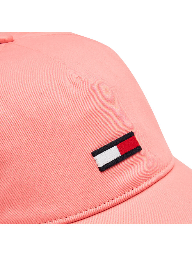 Tommy Jeans Czapka z daszkiem Tommy Jeans Tjw Elongated Flag Cap AW0AW15842 Różowy