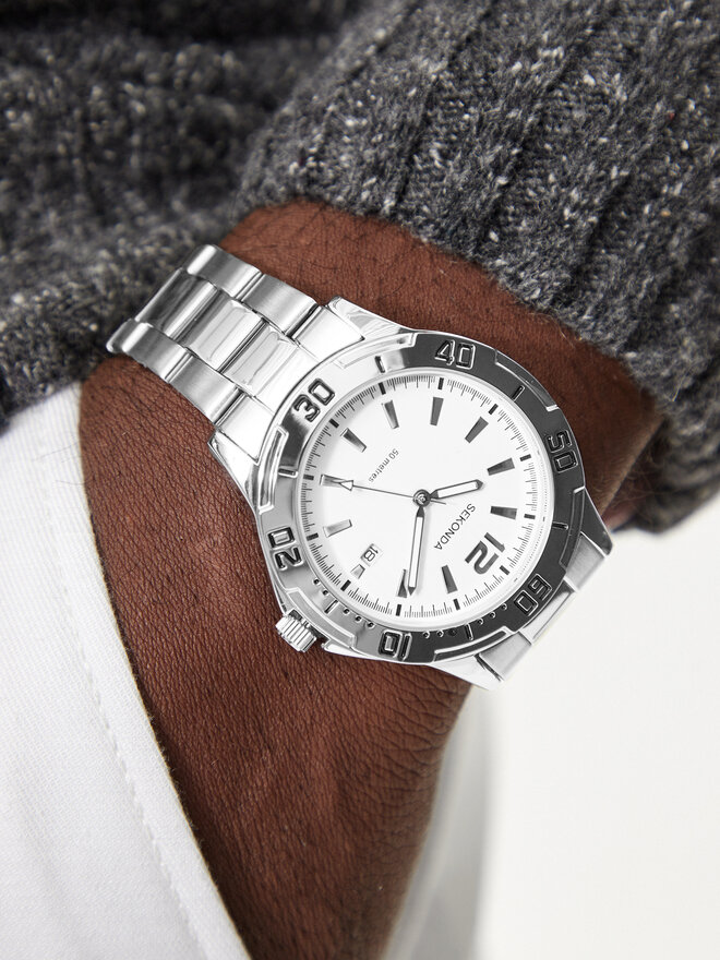 Sekonda Zegarek Sekonda 1169 Biały