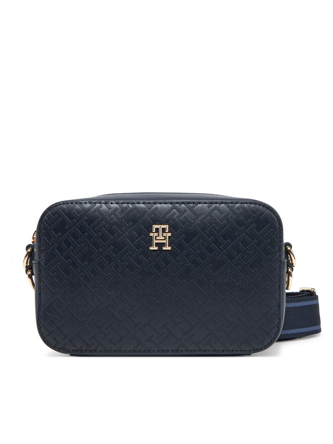 Tommy Hilfiger Kabelka Tommy Hilfiger Th Distinct Camera Bag Mono AW0AW17221 Tmavomodrá