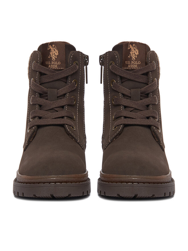 U.S. Polo Assn. Schnürschuhe U.S. Polo Assn. EO-VLAD001K/GYT1-BRW Dunkelbraun